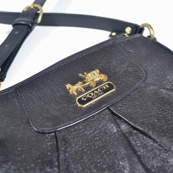 COACH MADISON CROSSBODY BAG, BLACK